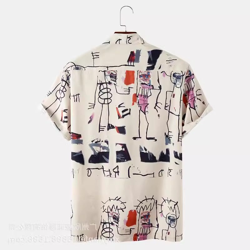 Importé - Chemise De Plage Homme Manches Courtes