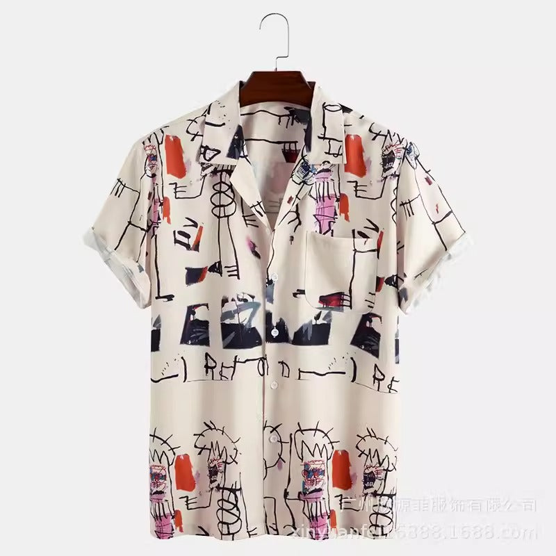 Importé - Chemise De Plage Homme Manches Courtes