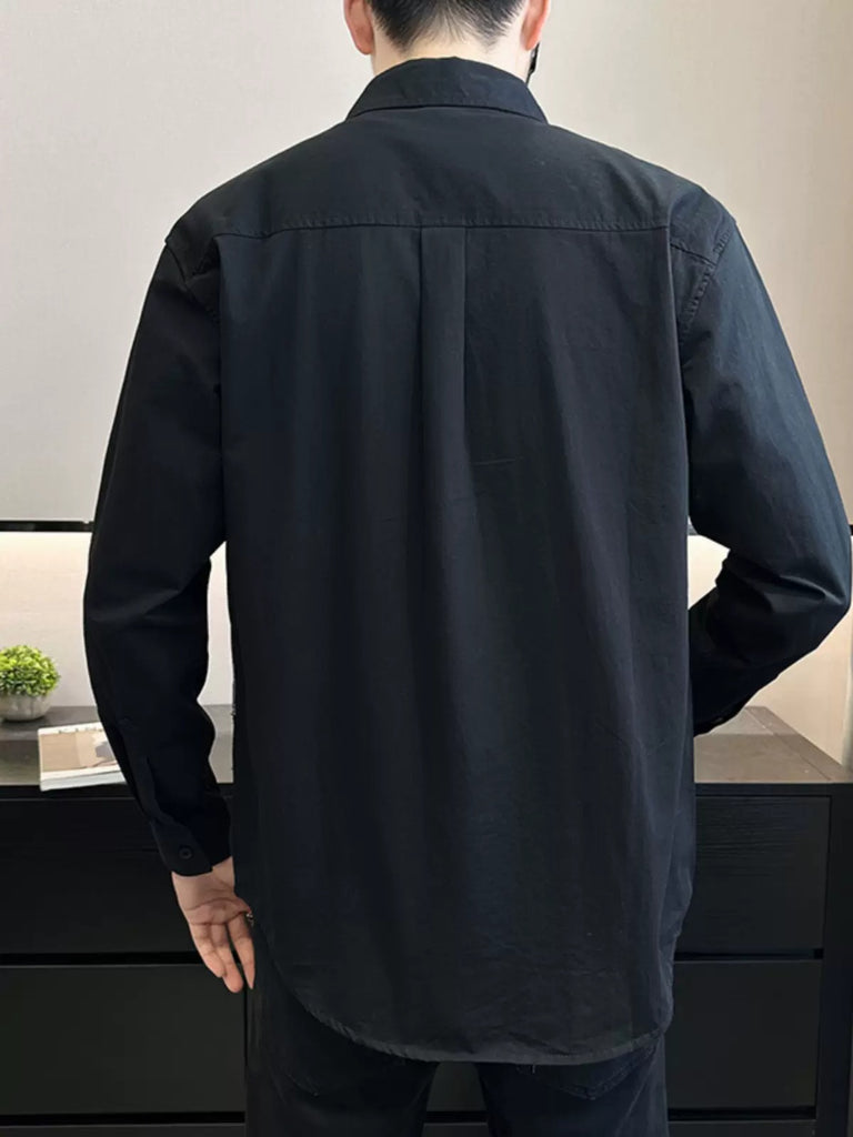 Importé - Chemise Pur Coton Rayée Homme Manches Longues