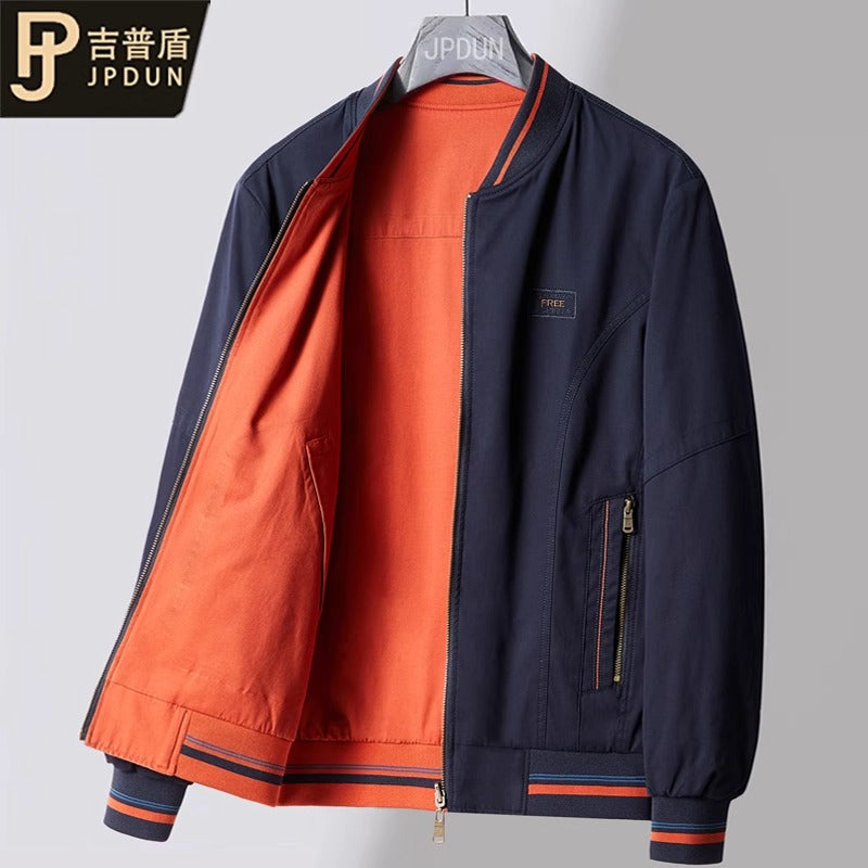 Importé - Jacket Double Faces Pur Coton Homme Manche Longue