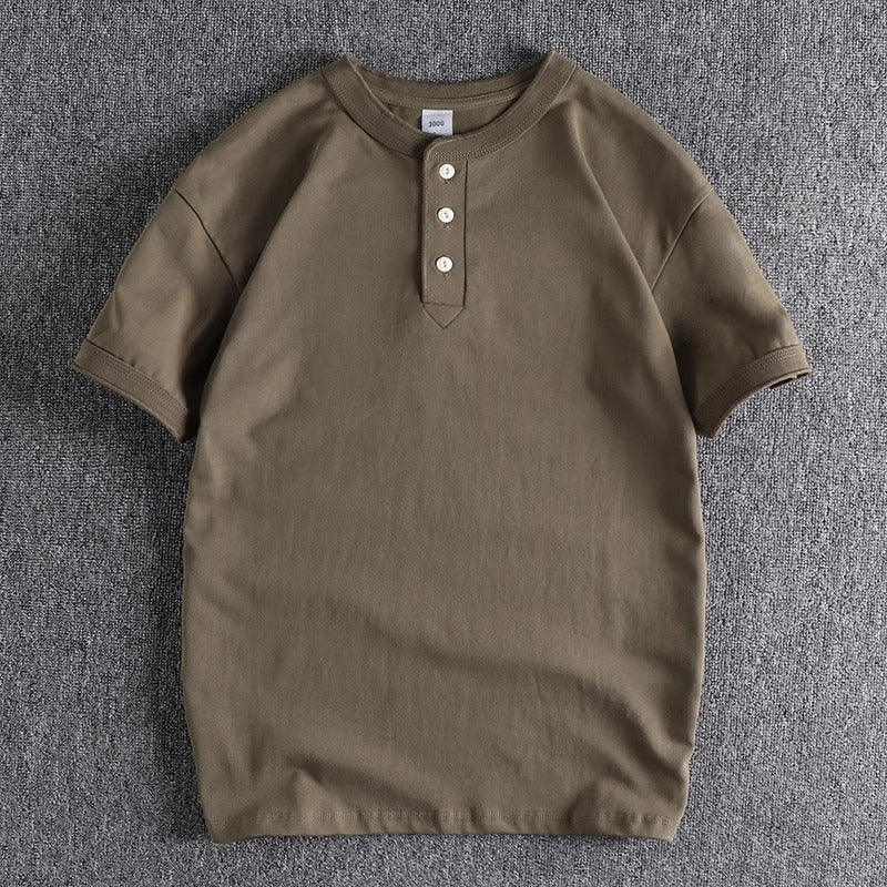 Importé - T-Shirt Polo Pur Coton Homme Manches Courtes