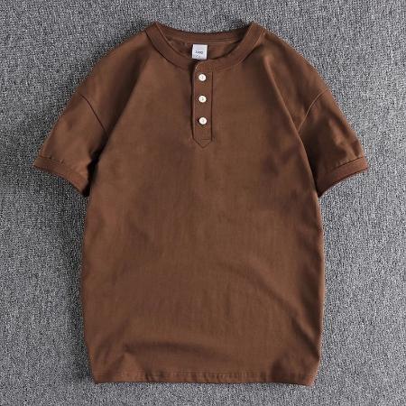 Importé - T-Shirt Polo Pur Coton Homme Manches Courtes