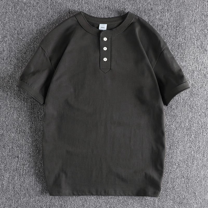 Importé - T-Shirt Polo Pur Coton Homme Manches Courtes