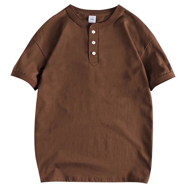 Importé - T-Shirt Polo Pur Coton Homme Manches Courtes