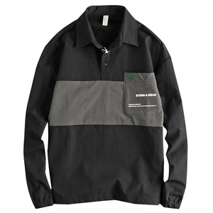 Importé - Polo Pur Coton Lourd Homme Manches Longues