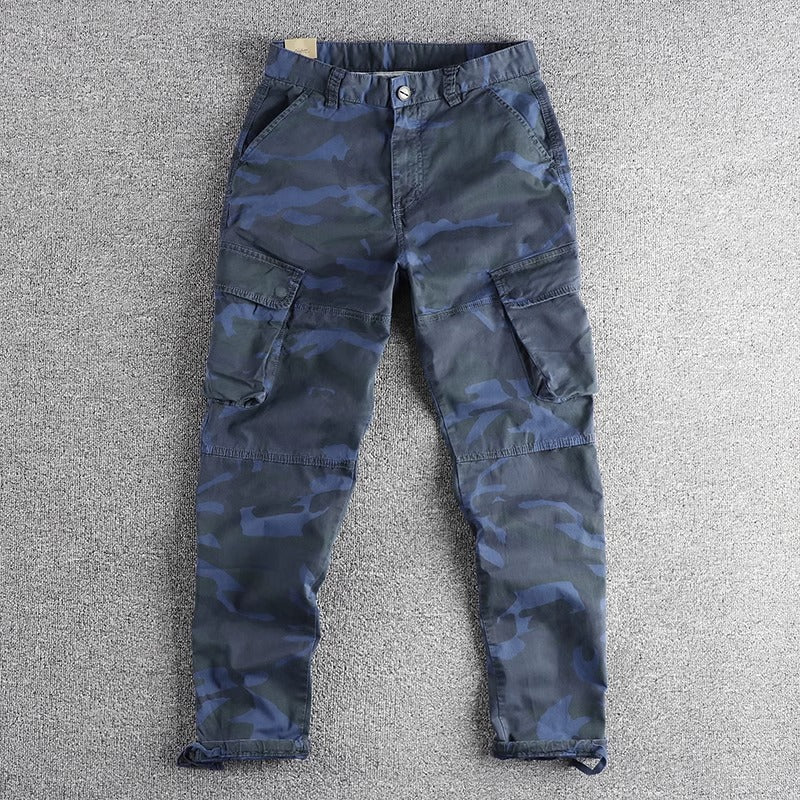 Importé - Pantalon Camouflage Style Chausseur Décontracté