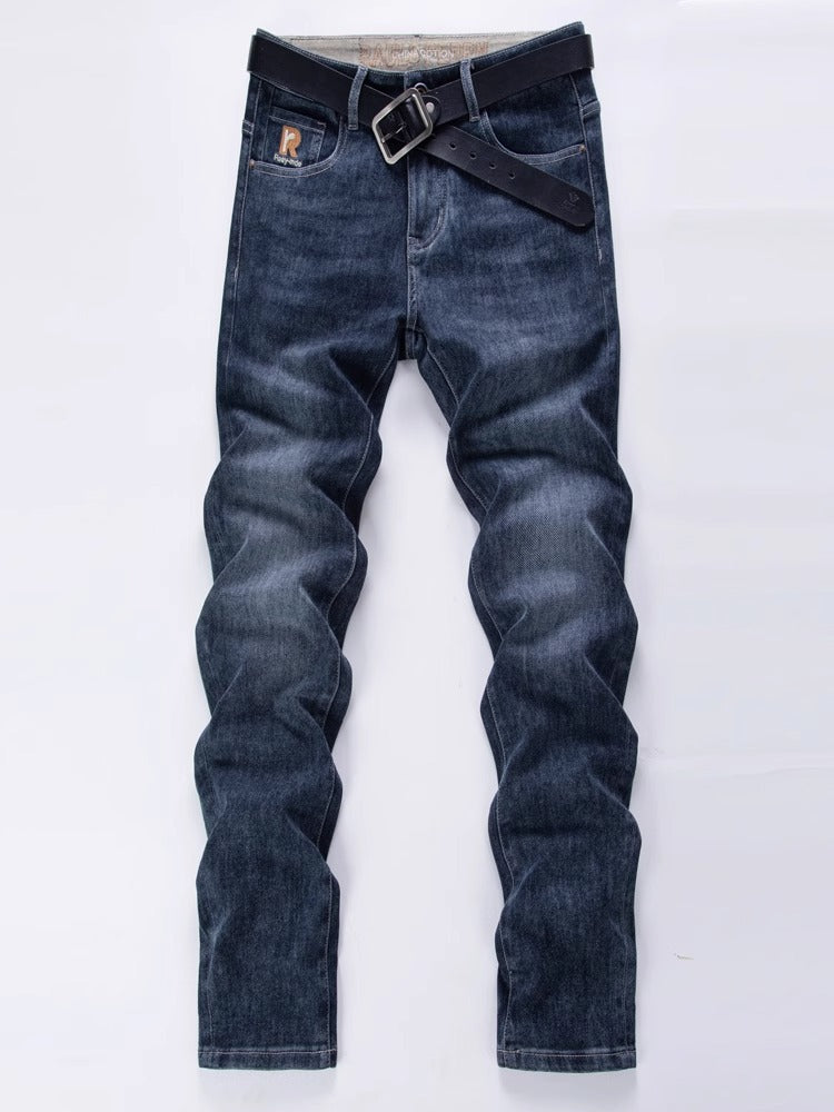 Importé - Pantalon Jean Denim Homme Coton Stretch Décontracté