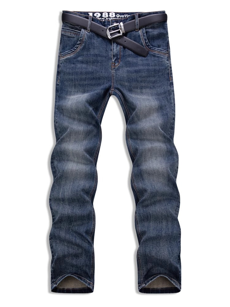 Importé - Pantalon Jean Homme Pur Coton Lourd Denim