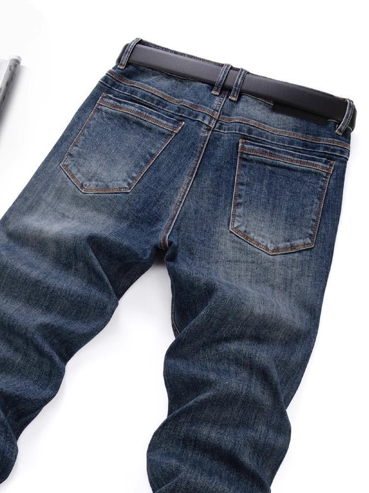 Importé - Pantalon Jean Homme Pur Coton Lourd Denim