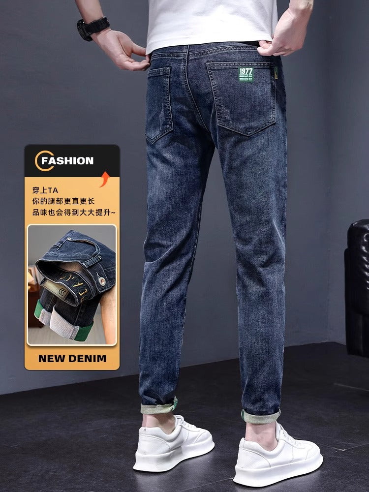 Importé - Pantalon Jean Homme Coton Stretch Décontracté