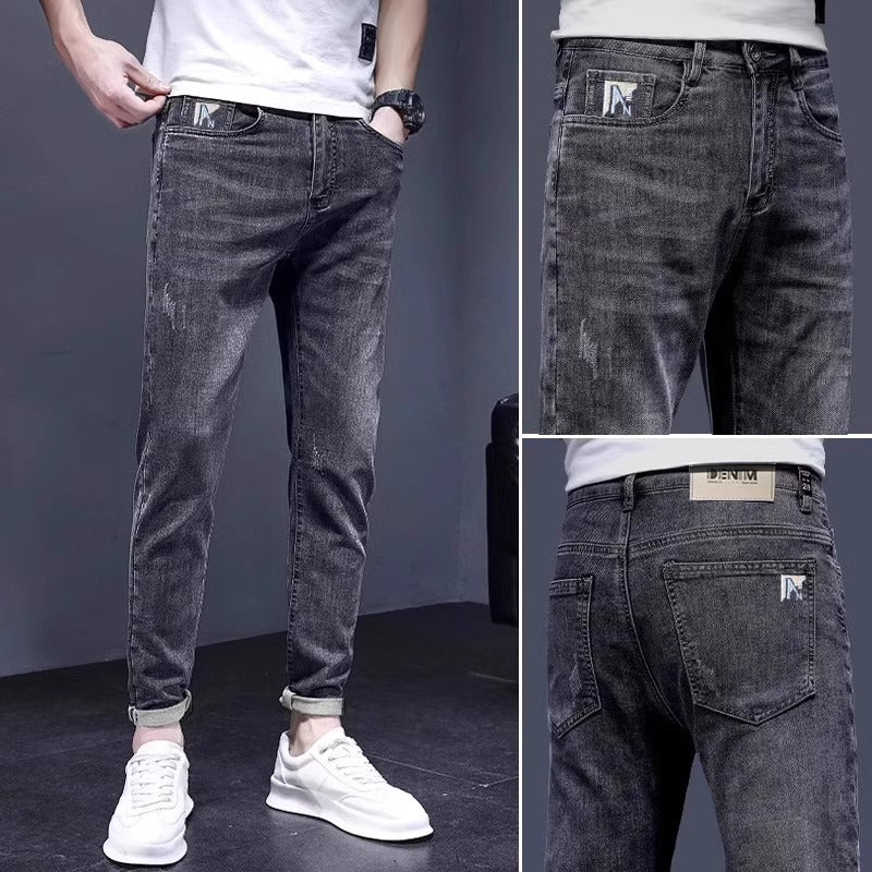 Importé - Pantalon Jean Homme Coton Stretch Décontracté