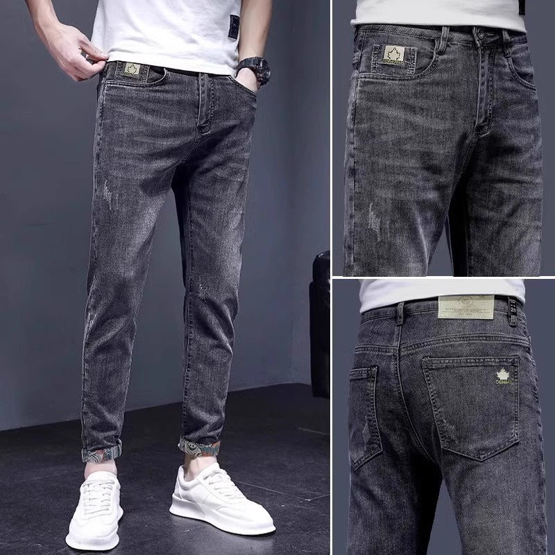 Importé - Pantalon Jean Homme Coton Stretch Décontracté