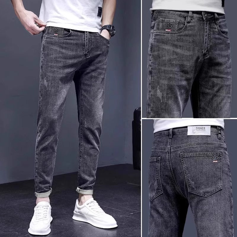 Importé - Pantalon Jean Homme Coton Stretch Décontracté