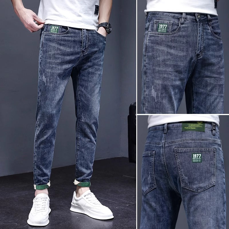 Importé - Pantalon Jean Homme Coton Stretch Décontracté