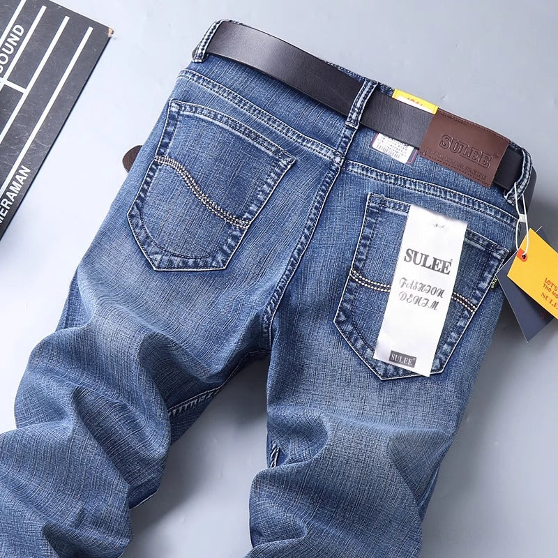 Importé - Pantalon Jean Denim Homme Stretch Décontracté