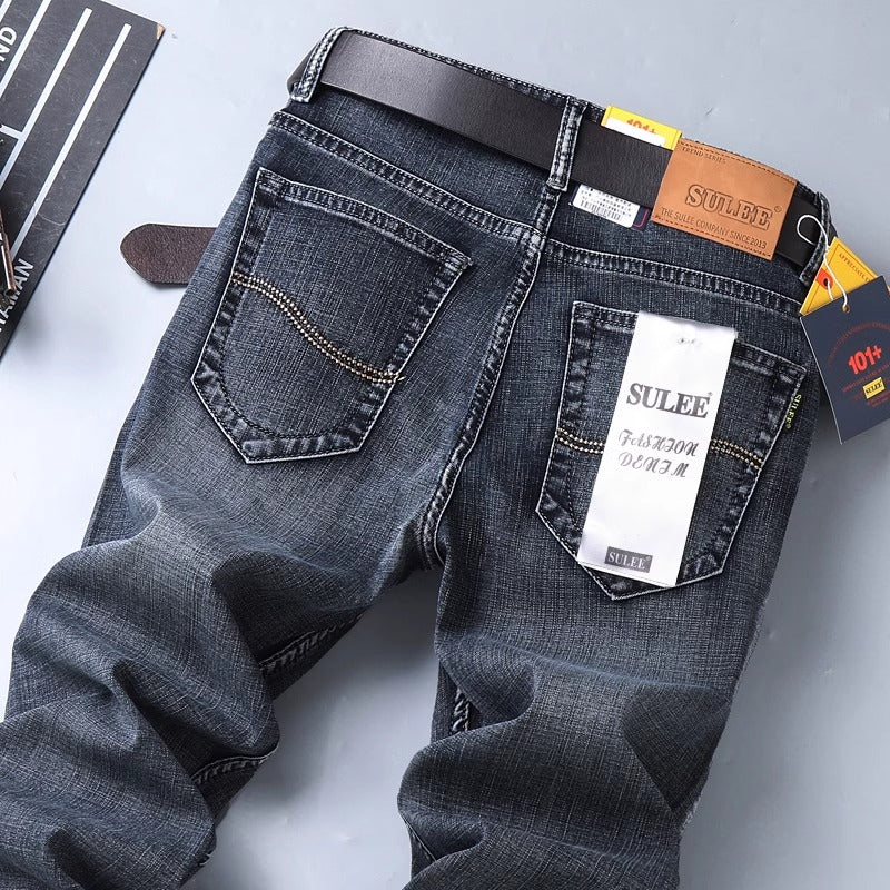 Importé - Pantalon Jean Denim Homme Stretch Décontracté