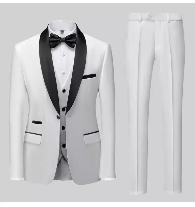 Importé - Ensemble Smoking Costume Slim Homme 3 Pièces