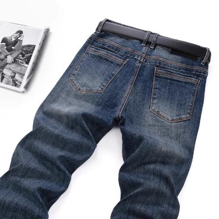 Importé - Pantalon Jean Homme Pur Coton Lourd Denim