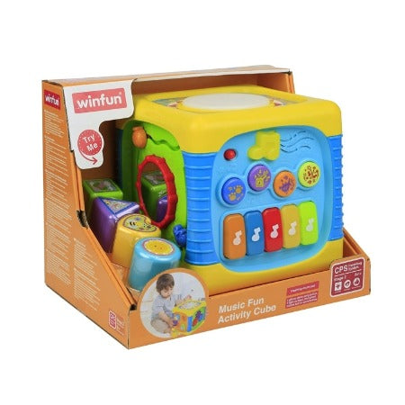 Cube D’activites Music fun Activity Cube Winfun+9mois