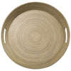 Plateau en Bambou Rond-42cm-Naturel