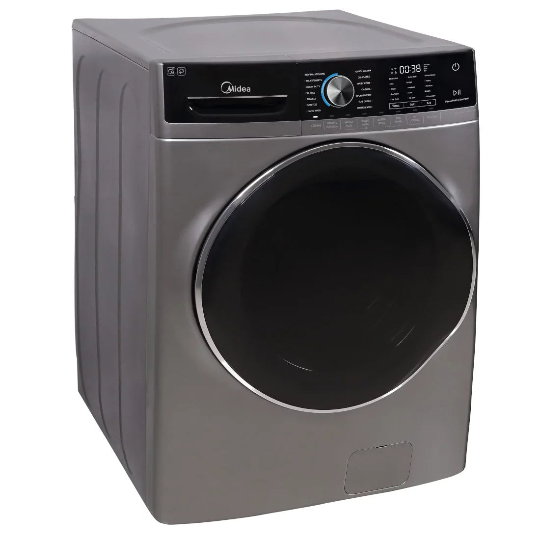 MIDEA MACHINE A LAVER 21KG FRONT LOAD GRIS SOMBRE - INVERTER - MF600W210B/S