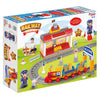 BLOC DE CONSTRUCTION CIRCUIT DE TRAIN – 65PCS- 18MOIS PLUS – 03258