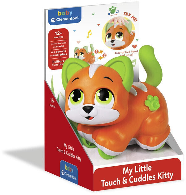 Clementoni Baby Mon Chaton A Cajoler Chaton Interactif +12mois