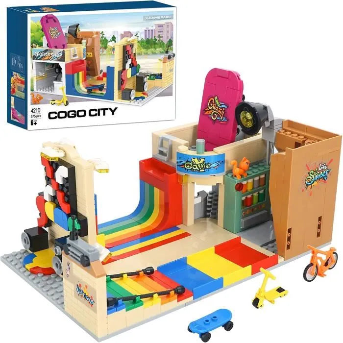 JEU COGO CITY 575PCS+6ANS