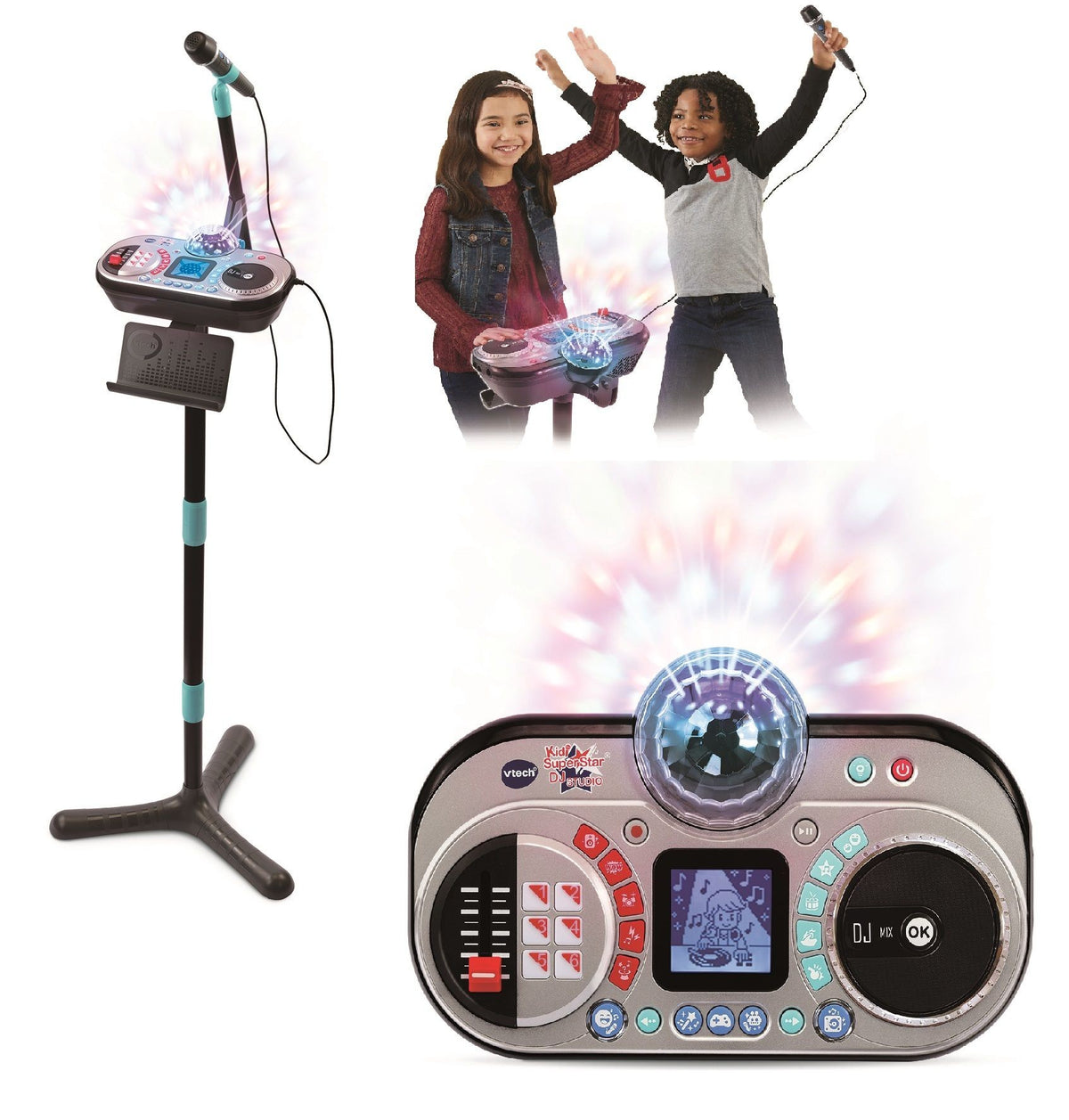 VTECH-KIDI SUPER STAR DJ STUDIO NOIR-9EN1+6ANS