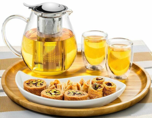 PLAT ROND EN BAMBOU-23CM