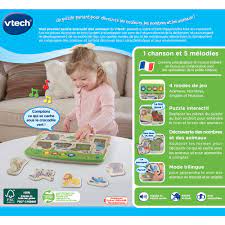 Vtech Mon Premier Puzzle Interactif Des Animaux 18-36mois