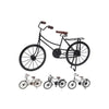 Bicyclette Décorative en Métal-47cm-Noir-Dore