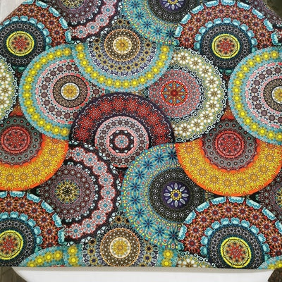 Importé - Tissus d'habillage 100% Coton imprimés avec motifs Ethniques