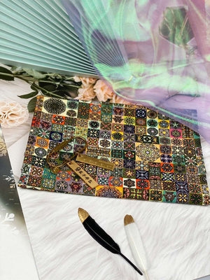 Importé - Tissus d'habillage 100% Coton imprimés avec motifs Ethniques