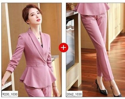 Importé - Ensemble Veste Femme Slim Haut De Gamme Tendance