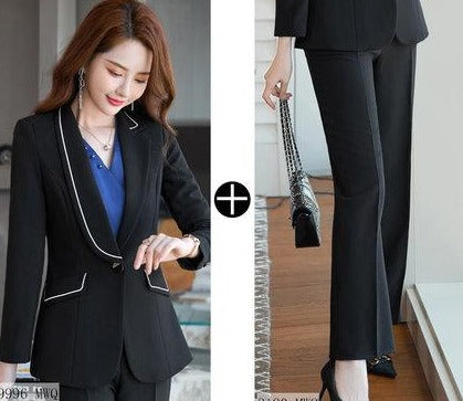 Importé - Ensemble Costume Femme Décontracté Slim Haut De Gamme