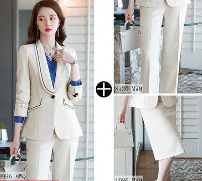 Importé - Ensemble Costume Femme Décontracté Slim Haut De Gamme