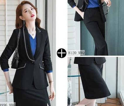 Importé - Ensemble Costume Femme Décontracté Slim Haut De Gamme
