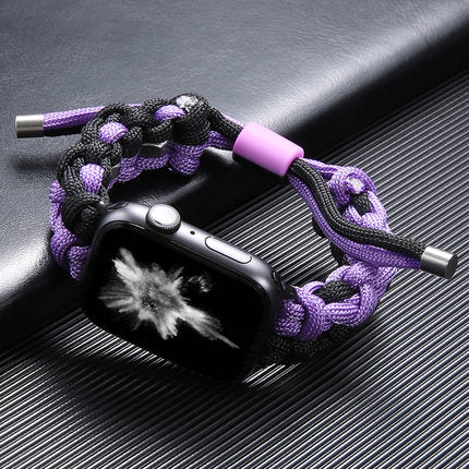Importé - Bracelet Montre Sport Universel Apple iwatch Tressé En Nylon
