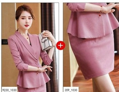 Importé - Ensemble Veste Femme Slim Haut De Gamme Tendance