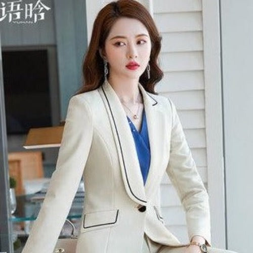 Importé - Ensemble Costume Femme Décontracté Slim Haut De Gamme