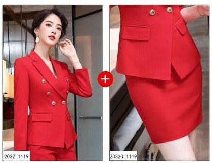 Importé - Ensemble Costume Tailleur Femme Slim Fit Premium