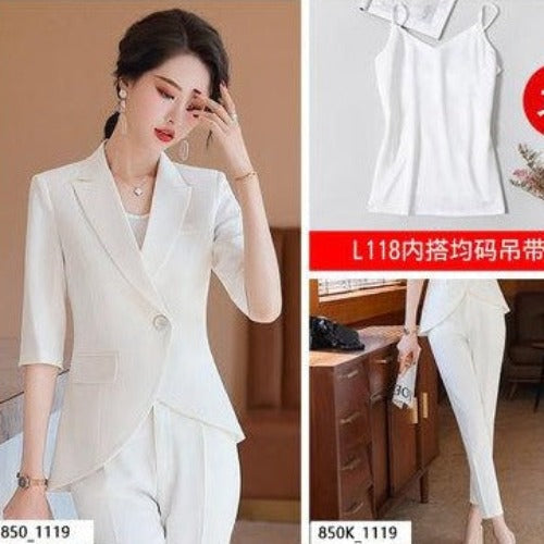 Importé - Ensemble Costume Premium Pour Femme Slim Fit