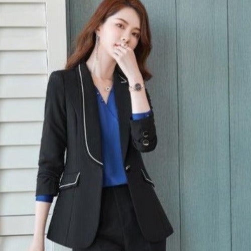 Importé - Ensemble Costume Femme Décontracté Slim Haut De Gamme