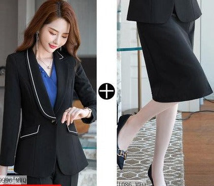 Importé - Ensemble Costume Femme Décontracté Slim Haut De Gamme