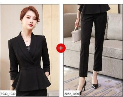 Importé - Ensemble Veste Femme Slim Haut De Gamme Tendance