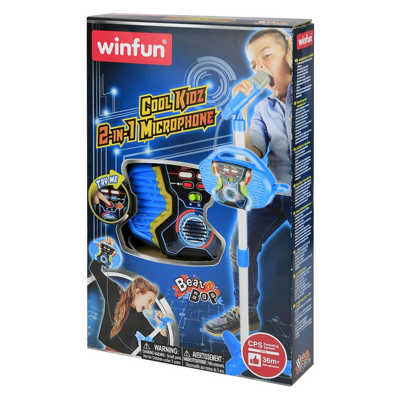 MICROPHONE MUSICAL 2 EN 1 COOL KIDS -36MOIS PLUS – 02086A
