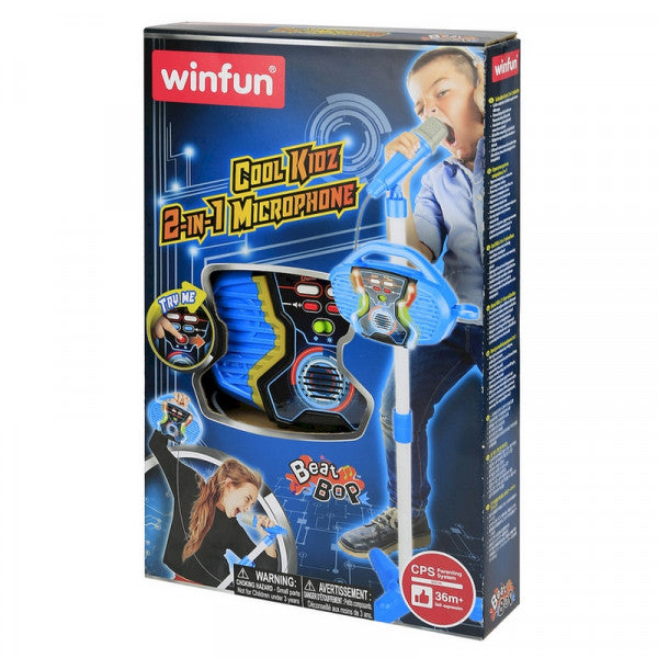 MICROPHONE MUSICAL 2 EN 1 COOL KIDS -36MOIS PLUS – 02086A