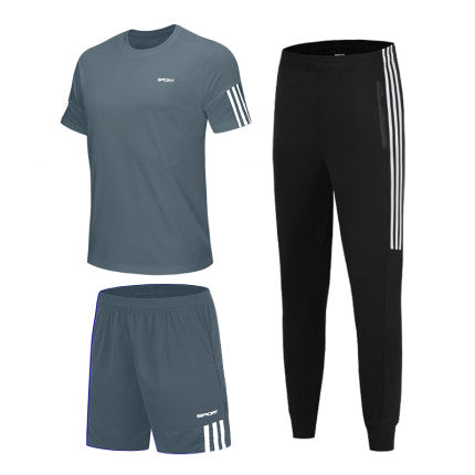 Importé - Ensemble Sport Masculin classique 3 pièces - fitness