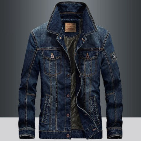 Importé - Jacket Jean Denim Homme Manche Longue Slim Fit